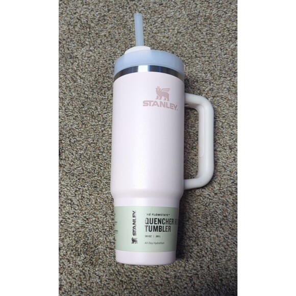 Stanley Quencher H2.0 Flowstate Tumbler 30 Oz Rose Quartz 2.0 Insulated Cup - Picture 5 of 16